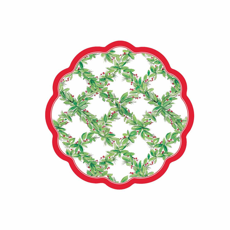 Holly Berry Appetizer/Dessert Bowls/8pk