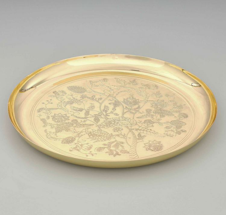 Side Plate, Fatehsagar Etched 12" dia