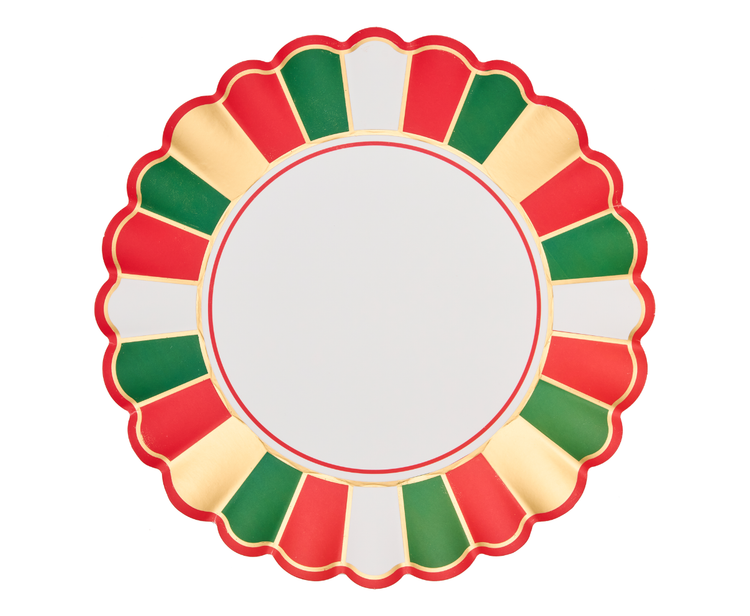 Joyful Christmas Dinner Plates/8pk