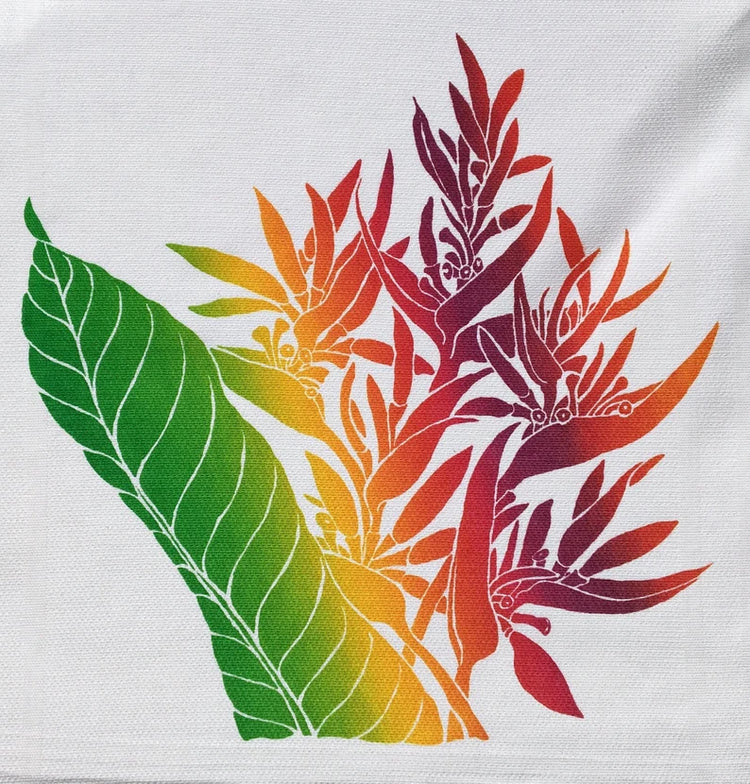 Kitchen Towel in Sassy Heliconia