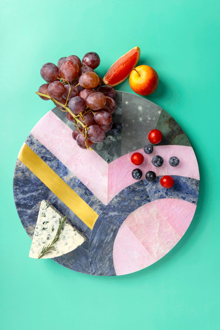 Marble Cheese Board in Provence 12"